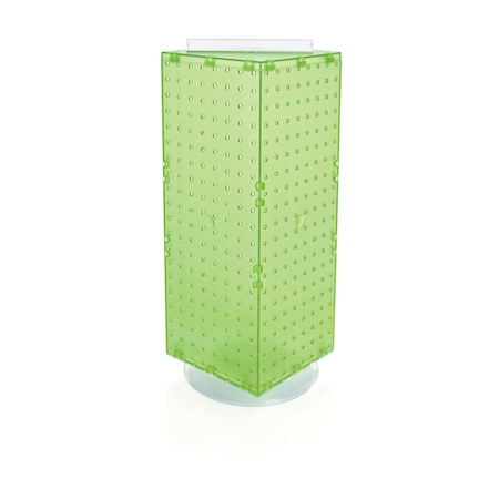 Azar Displays Four-Sided Revolving 8"W x 20"H Pegboard Counter Display 703385-GRE